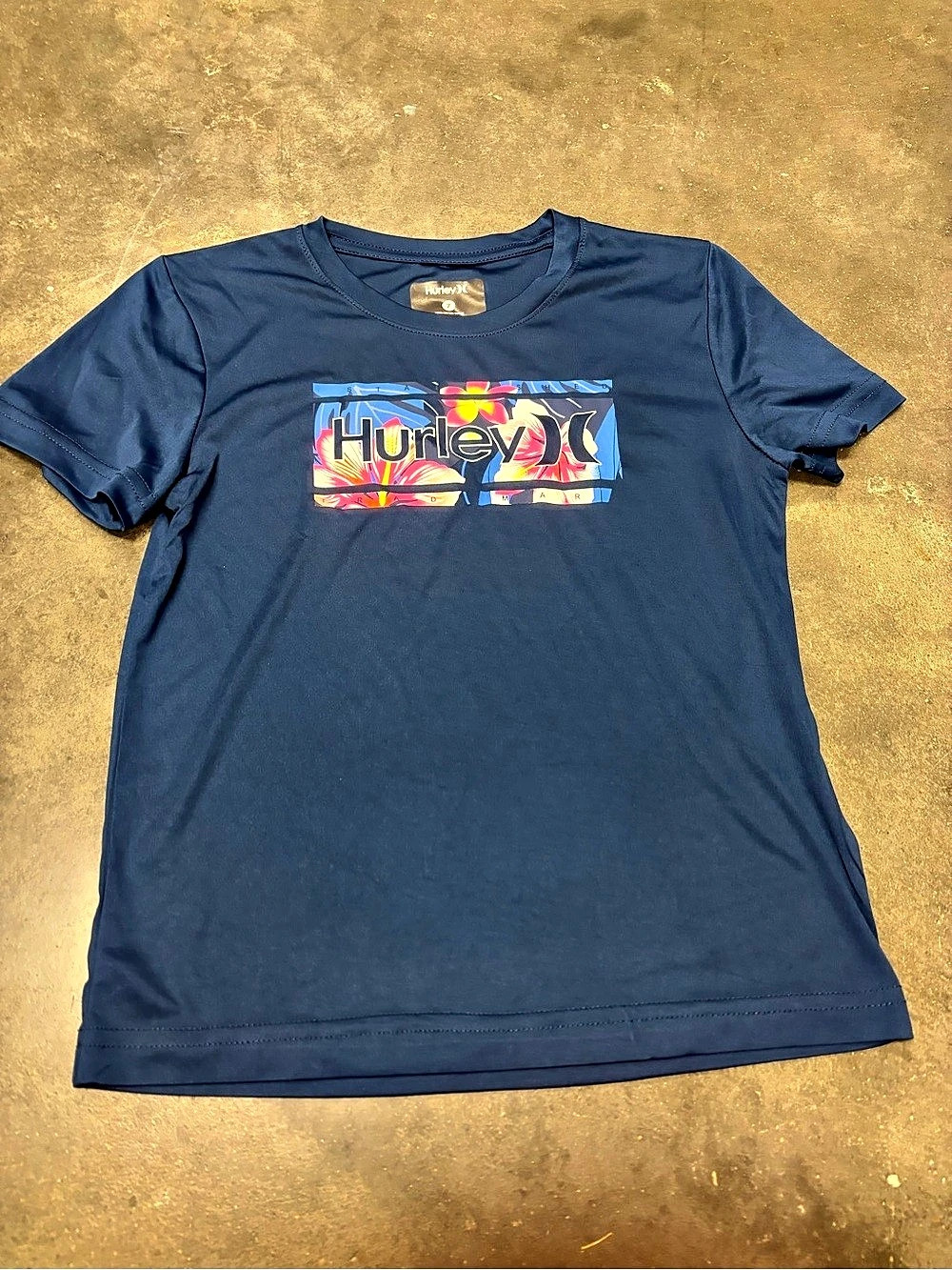Hurley Blue Short Sleeve Graphic Tee